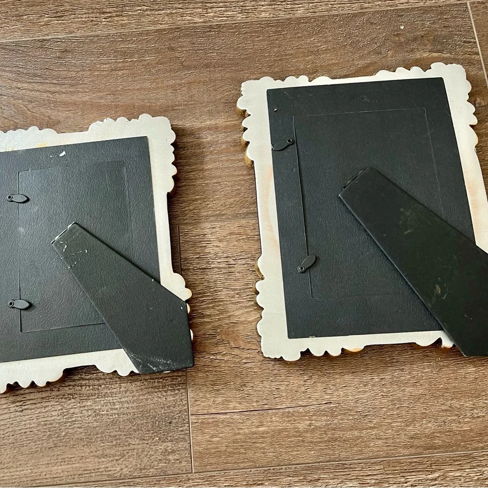 Elegant Gold and Brown Picture Frame Set